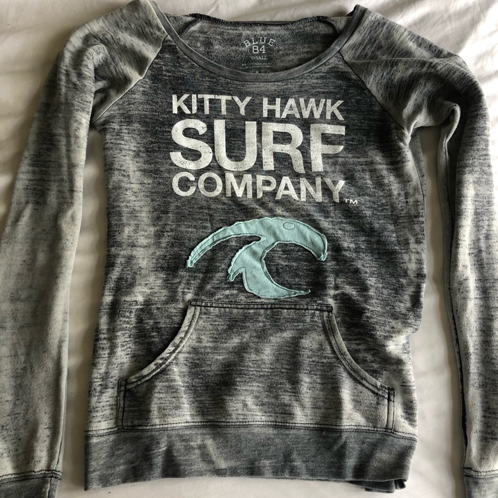 Grey surf crewneck